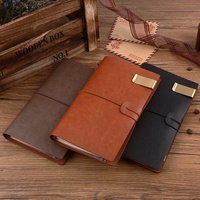 Couverture souple de journal de cahier de voyageur en cuir Pu vierge à motif de croco avec logo personnalisé