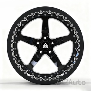 722asuto - Nuevas Llantas Forjadas Personalizadas de 17-26 Pulgadas, 5x114.3mm, Beadlock, Todoterreno, para Carreras de <span class=keywords><strong>Drag</strong></span>, para Autos de Pasajeros, Hechas en China - Product Image 3