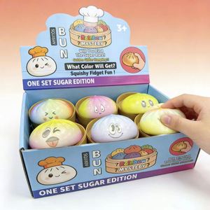 Hot Trend Mini Steamed Bun Squishy Slow Rising Pu Dumpling Stress Relief Sensory <b>Fidget</b> Toy Factory Supply - Product Image 3
