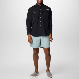 تصميم جديد 90 بوليستر و 10 سبانديكس غربي ، قمصان صيد للرجال ، شعار مخصص - Product Image 6