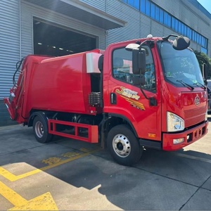 Camions à ordures à compression FAW de 4 mètres cubes pour la collecte des déchets - Product Image 3