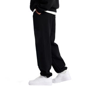 Pantalons de jogging décontractés personnalisés, streetwear, confortables, en coton, avec taille élastique, coupe ample, taille mi-haute, pantalons lourds - Product Image 6