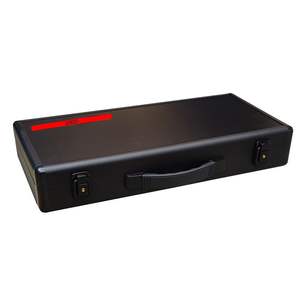 Maletas de aleación de aluminio negras personalizadas Estuches de almacenamiento portátiles Material EVA Equipo de exhibición Estuches para <span class=keywords><strong>herramientas</strong></span> Procesamiento personalizado - Product Image 4