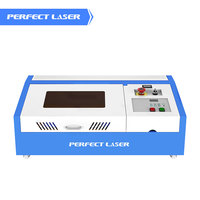 Mini Máquina de Grabado y Corte Láser de CO2, Cortadora Láser de Escritorio para Sellos de Goma, Acrílico, Madera, Cuero, Manualidades y Regalos