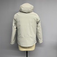 Doudoune Crème Blanche Imperméable Deux Pièces pour Personnalisation en Gros Manteau d'Hiver Veste 3 en 1