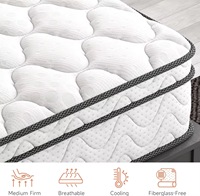 Matelas Orthopédique en Mousse, Housse Amovible Réversible, Épaisseur Supérieure à 30 cm, Garantie 20 Ans, Idéal Chambre, Maison, Mobilier, Utilisation en Camping