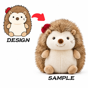 Nuovo Peluche <span class=keywords><strong>Riccio</strong></span>, Simpatico Cuscino da Coccolare, Compagno di Sonno, Amico per la Nanna, Bestseller Transfrontaliero, Poliestere Cotone PP, Animale - Product Image 1