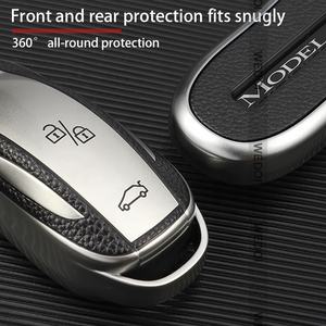 <span class=keywords><strong>Tesla</strong></span> ใหม่ล่าสุดและการปรับปรุงที่วางกรอบโลหะอะลูมิเนียมอัลลอยกุญแจรถ <span class=keywords><strong>FOB</strong></span>-สำหรับ <span class=keywords><strong>Tesla</strong></span> รุ่น/Y/3/S/X (1ชิ้น) - Product Image 4