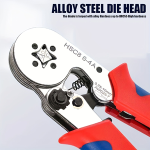 Alicates de crimpado de precisión de alta resistencia autoajustables HSC8 6-4A y 6-6A, 45 #   <span class=keywords><strong>Herramienta</strong></span> <span class=keywords><strong>para</strong></span> <span class=keywords><strong>Prensar</strong></span> Férulas de Acero - Product Image 2