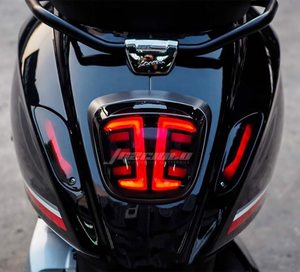 ไฟท้ายรถจักรยานยนต์ LED ไฟเลี้ยว ไฟเตือนด้านหลัง ไฟส่องสว่างสำหรับ <span class=keywords><strong>VESPA</strong></span> <span class=keywords><strong>SPRINT</strong></span> PRIMAVERA <span class=keywords><strong>150</strong></span> - Product Image 2