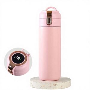 Botella Térmica de Alta Calidad, Libre de BPA, 420 ml, con Pantalla Digital LED de Temperatura, Aislamiento al Vacío, para Oficina, con Asa - Product Image 1