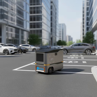 Robot Pengisian Daya EV Mobile Otonom 120kW Pengisian Cepat Kapasitas Baterai 165kWh Robot Pengisi Daya EV Otomatis Cerdas