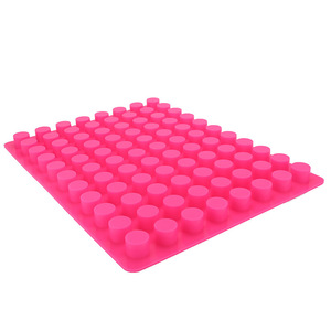 Khay Làm Đá Hình Trụ Mini 88 Lỗ Không BPA Khuôn Làm Bánh Pudding Kẹo Dẻo Sô Cô La Để Làm Đá Khuôn Làm Đá Hình Trụ Bằng Silicon - Product Image 5