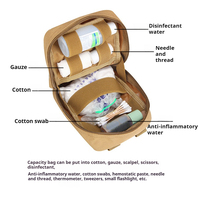 Bolsa Táctica Médica a Prueba de Agua, Botiquín de Primeros Auxilios, Botiquín de Emergencia con Sello EN EL Pecho, Bolsa Salvavidas Manual para Exteriores