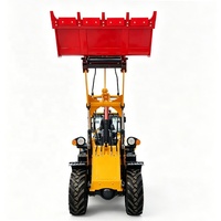 Mesin Kombinasi Excavator Loader 4WD dengan Kemudi Hidrolik Penuh dan Mini Backhoe Loader Kelas Industri