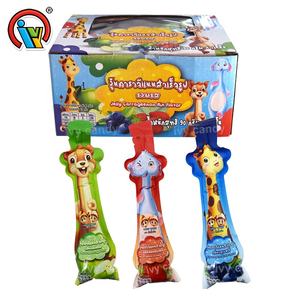 Bolsa con forma de animal de dibujos animados de diseño encantador, proveedor de dulces de gelatina de jugo de fruta - Product Image 1