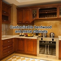 Systèmes de rangement de cuisine en bois et métal de style classique américain de haute qualité, personnalisables en couleur, avec quincaillerie pour évier