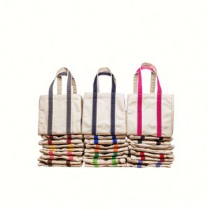 Customizable 4-6 Bottle Wine Tote <b>Bag</b> Reusable Canvas Shopping <b>Bag</b> with Dividers for Promotions - Product Image 4