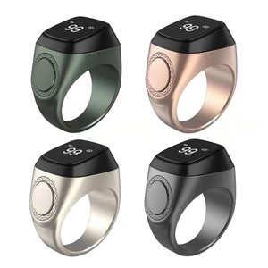 Zikr-anillo inteligente musulmán de plástico con Tasbih, reloj despertador Azan Sunrise en línea, función <span class=keywords><strong>E01</strong></span> - Product Image 2