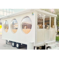Chalet en Bois Préfabriqué Micro-Maison Caravane Remorque Maison Mobile sur Roues