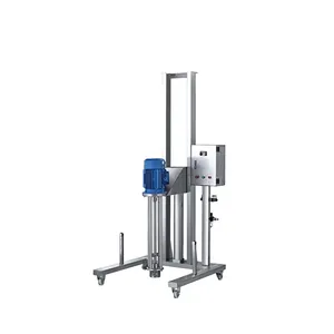 Liquid Chemicals Food Lab Electrical Lifting Device Movable Lift Mixing Homogenizer High Shear Emulsifier Mixer