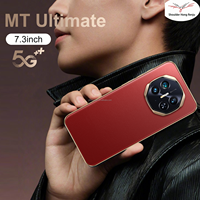 Smartphone MT 16G+1TB Android 15 7,3 pouces LTE, processeur rapide, grande mémoire, écran complet, expédition rapide