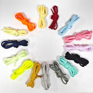 Lacets ronds en polyester de 7 mm, colorés, noirs, mode, sport, randonnée, lacets de chaussures, adaptés à toutes les chaussures - Product Image 1