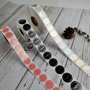 Hot bán nhiều phong cách không thấm nước có thể tháo rời biểu tượng tùy chỉnh cuộn dán tự dính bao bì cuộn nhãn cho chai nước - Product Image 4