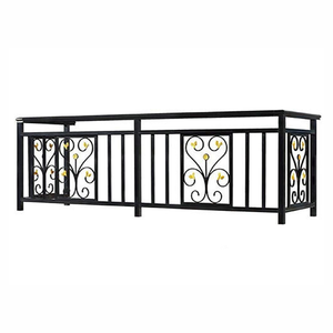 سياج من الصلب المجلفن المتين للمساحات الخارجية ، سور من الحديد المطاوع من الزنك الصلب للفيلات - Product Image 3