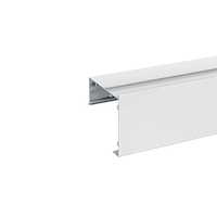 3INSQCA Hengli Blinds Cassette carrée intelligente en aluminium de 3 pouces, bord ultra-fin de 1,1 mm, 8 longueurs/boîte, accessoires durables en métal pour stores de fenêtre