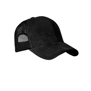 Gorra Trucker Negra de Malla de 6 Paneles, Ajustable, Unisex, Estilo Casual, para Adultos, Primavera/Verano - Product Image 2