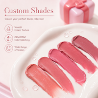 Nouveauté : Crème blush pressée multi-teintes en forme originale, impression de marque privée disponible pour les propriétaires de marques dès maintenant