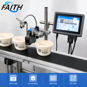 <span class=keywords><strong>Stampante</strong></span> a Getto d'Inchiostro Automatica ad Alta Velocità Faith, <span class=keywords><strong>Multifunzione</strong></span> per Codici QR e Date, 12.7MM, con Inchiostro per Imballaggi Alimentari - Product Image 1