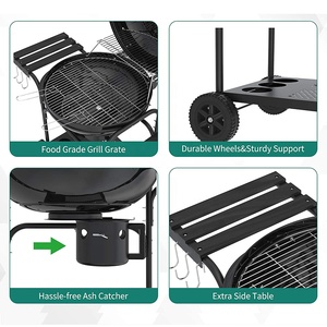 Parrilla <span class=keywords><strong>de</strong></span> <span class=keywords><strong>Carbón</strong></span> para Patio Exterior <span class=keywords><strong>de</strong></span> Lujo KEYO <span class=keywords><strong>de</strong></span> <span class=keywords><strong>22</strong></span> Pulgadas - Product Image 5