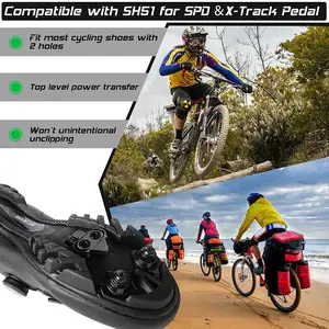 Tacchetti <span class=keywords><strong>MTB</strong></span> per 1/2/4 pz autobloccante in acciaio pedaliera Clip da ciclismo <span class=keywords><strong>scarpe</strong></span> compatibili <span class=keywords><strong>SHIMANO</strong></span> per SPD Mountain Bike accessori per bicicletta - Product Image 5