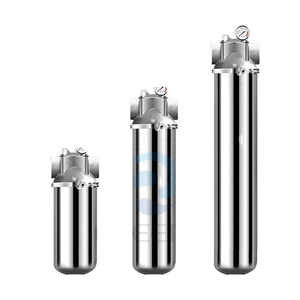 Appareil de traitement de l'eau manuel extérieur Cheero Industrial, boîtier en acier inoxydable, préfiltre, équipement, débit de 10000 L/H - Product Image 1