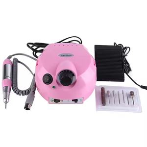 Machine à percer les ongles portable professionnelle 35000 tr/min avec pédale, idéale pour le polissage rapide du gel en salon de manucure - Product Image 1