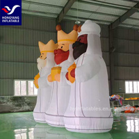 Publicité extérieure de modèle de figure de ballon gonflable de dessin animé