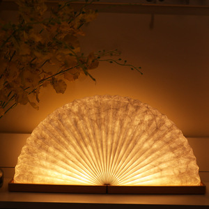 Nouveaux produits <span class=keywords><strong>2022</strong></span> unique style chinois fan lamp logo de la société cadeau - Product Image 1