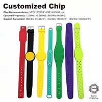 Bracelet NFC pour enfants, bracelet de sécurité pour enfants, RFID, silicone, étanche, réglable, suivi ID enfants