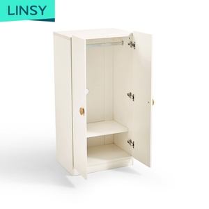 <span class=keywords><strong>Armadio</strong></span> Moderno <span class=keywords><strong>Bianco</strong></span> a Due Ante per Bambini con Ante in MDF, Mobili per Camera <span class=keywords><strong>da</strong></span> Letto, Contenitore LS236E2-A - Product Image 3