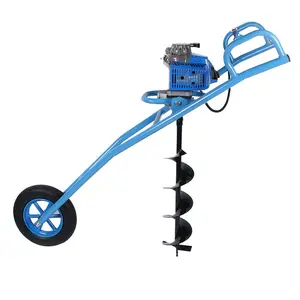 Wholesale Multifunctional Garden Garden Tree Planting Gasoline Agriculture Powered Ground Drill Earth Drill