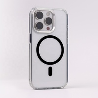 2024 vente chaude luxe étui de téléphone portable alliage caméra cadre couleurs étui de téléphone magnétique pour iPhone 15 Pro Max couleurs étui magnétique