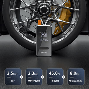 <span class=keywords><strong>Gonfleur</strong></span> de pneu de voiture MiNi avec batterie externe LED 150PSI compresseur d'air sans fil Portable <span class=keywords><strong>gonfleur</strong></span> de pneu de voiture pompe à Air pour voiture - Product Image 2