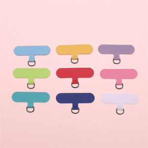 Custom Logo Eco-Friendly Colorful D Ring T Shape TPU Mobile Phone Strap Accessory Durable Tether Tab Replacement Other Lanyards