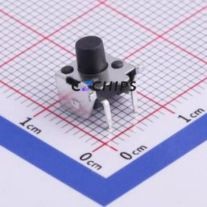 TS-1037-A7B3-D2 Tactile Switch SMD,6x6mm Switch Single Pole Single Throw Round Button Horizontal Mount 6mm - Product Image 1