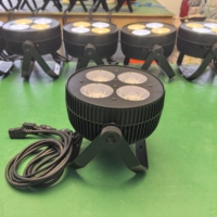 Éclairage de scène professionnel 4x50W blanc chaud/blanc froid, projecteurs LED COB fins, yeux de blinder, contrôlés DMX512, indice de protection IP33, Ra95