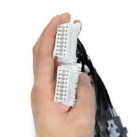 Cable de Extensión OBD2 de 16 Pines, Macho a Hembra, de Alta Resistencia, 16 Núcleos, Adaptador de Diagnóstico J1962 OBDII para Inspección de Automóviles