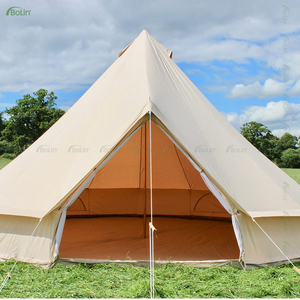 Tente de luxe imperméable au sol détachable Camping et Glamping <span class=keywords><strong>Yourte</strong></span> <span class=keywords><strong>Grande</strong></span> tente de mariage familiale Tente de cloche en toile extérieure - Product Image 6