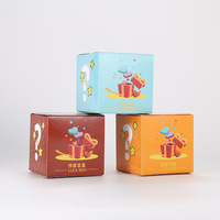 Boîtes mystères personnalisées en gros avec logo de dessin animé, gaufrage, recyclables, durables, emballage cadeau de luxe moderne, boîte en papier, service OEM